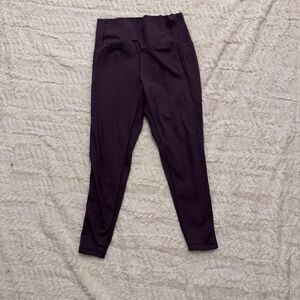 Danskin large Purple High-Waisted Leggings stretch comfort women’s athletic